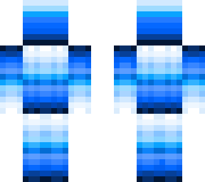 hombre azul