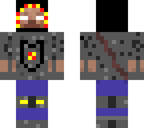 hooded herobrine with armour v.2