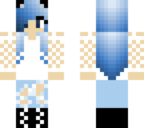 panda girl (blue)