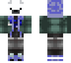 polar bear with a jacket on.