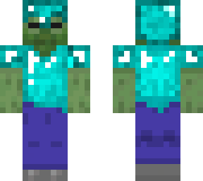 Zombie Diamond Minecraft Skins
