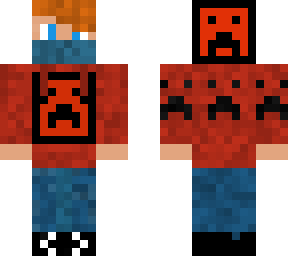 red creeper hoodie