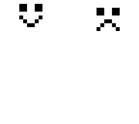 smiley/sad face