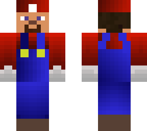 steve in mario suit