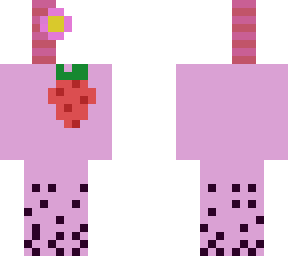 strawberry boba tea