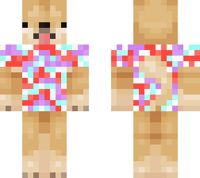 tie dye shiba