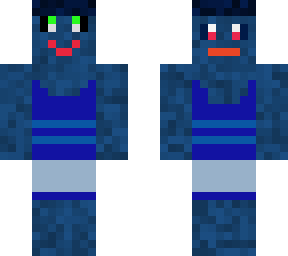 two faced mr.blue
