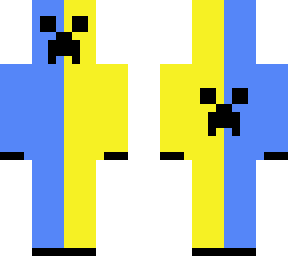 yellow and blue creeper