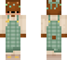 bear girl green