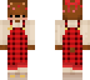 bear girl red