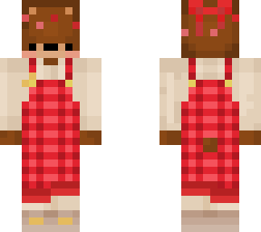 bear girl red
