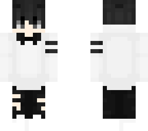 black and white