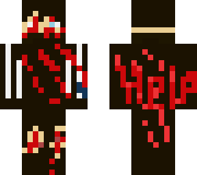 bloody skin