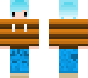 blue girl
