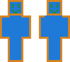 blue man