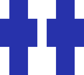 blue man