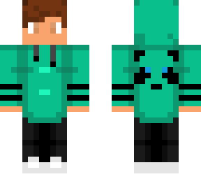 chili green hoodie w/ black stripes