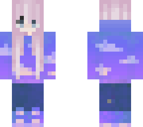 cloud jacket girl
