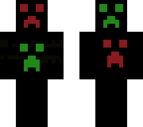 creeper green and red