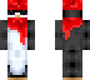 dank penguin red glasses and hat