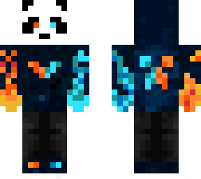 fire and ice boy/panda