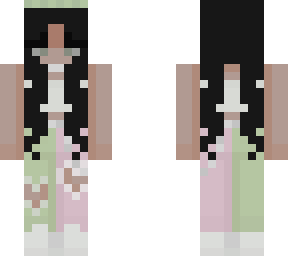 green and pink bandana girl