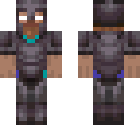 herobrine in netherite armor
