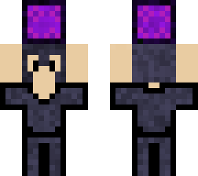 holding a nether portal