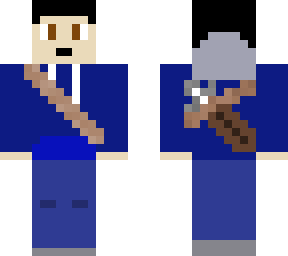 me with an iron sword on my back