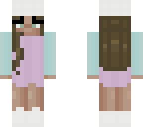 part 1 of matching pastel couple (brown hair girl)