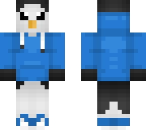 penguin with hoodie and shoes