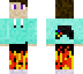 person on fire
