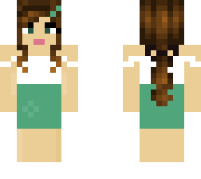 ponytail summer girl, edited