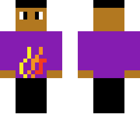 purple fire hoodie