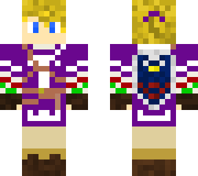 purple link botw