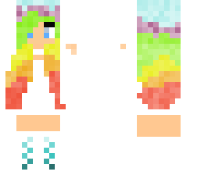 rainbow girl
