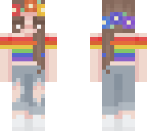 rainbow girl