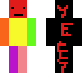 rainbow yeet man