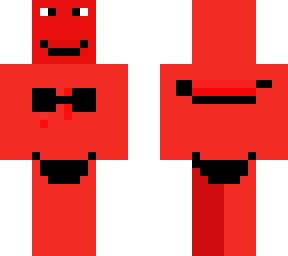 red man  in a bakini