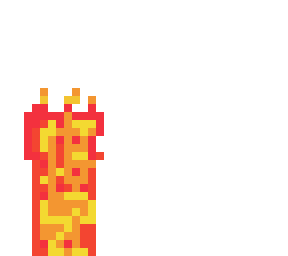 rising flames