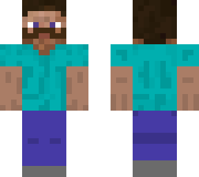 steve with moustache