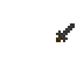 stone sword on the back of your skin