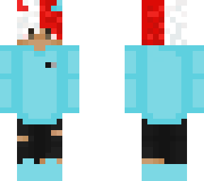 sweat white and red hair fixed