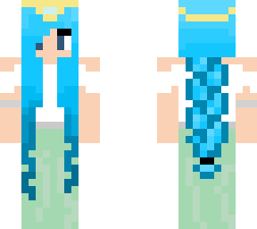 water hair girl formal
