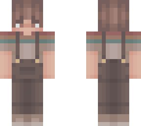 -colorblock overalls-
