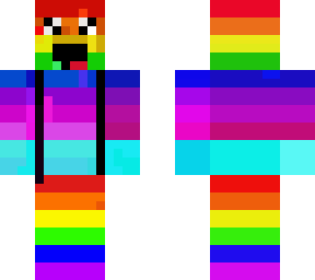 a cute rainbow derp