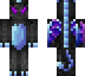 black,purple dragon