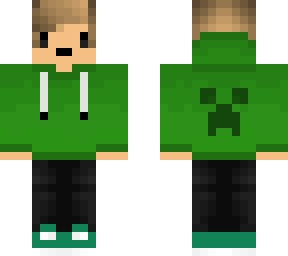 blonde green creeper boy