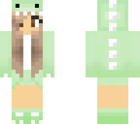 cute green dino