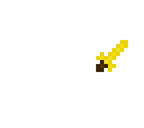 golden sword on the back of your skin